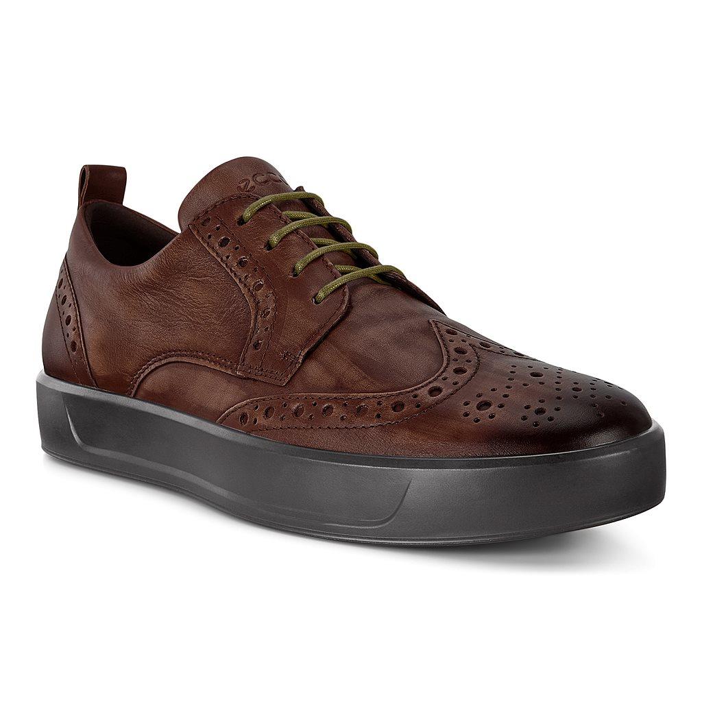 Baskets Ecco Soft 8 Homme Marron 1907-RXHZT